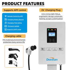 Deedian Chargeur rapide DC triphasé tactile bidirectionnel 30kW haute compatibilité Nouvelle station de <span class=keywords><strong>charge</strong></span> pour véhicule électrique Montage mural - Product Image 5