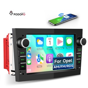 Reproductor MP5 para Auto Podofo de 7 Pulgadas, Carplay y Android Auto Inalámbricos, Radio AM/FM/RDS con USB para Opel/Astra/Antara/Vectra/Corsa, OEM de Fábrica - Product Image 1