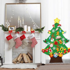 Customization Dye Sublimation Printed Felt Christmas <b>Tree</b> <b>Ornaments</b> with Light Wholesale From Factory for Christmas Decorations - Product Image 5