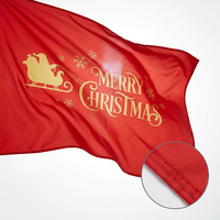 Drapeau publicitaire extérieur résistant aux intempéries - Bannière personnalisée avec logo d'entreprise haute définition, drapeau national 100% polyester