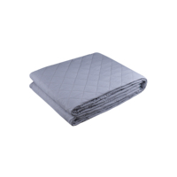 Tapis en coton argenté pour lit King Queen, housse de matelas saine avec cordon de mise à la terre