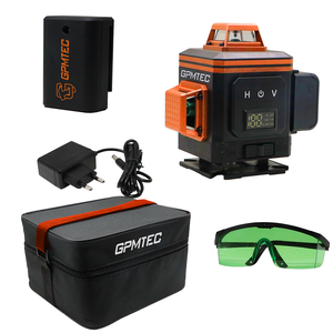 Niveau laser numérique 16 lignes 4D Green Cross 360 rotatif à nivellement automatique avec trépied pour le nivellement du bricolage - Product Image 3