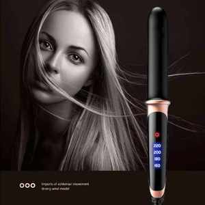 Nuovo stile doppia tensione capelli piatto piastra per capelli prezzo di fabbrica Display Lcd lisciare i capelli stecca di ricarica - Product Image 6