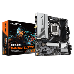 Nueva Placa Base <span class=keywords><strong>GIGABYTE</strong></span> <span class=keywords><strong>B650M</strong></span> GAMING PLUS WIFI Socket AM5 para PC de Gaming, Soporte para CPU AMD 7000 y Memoria RAM DDR5 - Product Image 1
