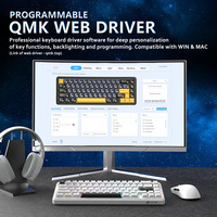 ATTACK SHARK X65 HE 65% Wired Gaming Keyboard with 8000 Hz Polling Rate Magnetic Switch PBT Keycaps Rapid Trigger Keyboard