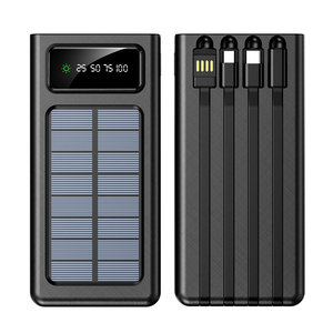 Venta caliente 30000mAh Cargador solar Portátil LED Powerbank con 2 USB Teléfono móvil Banco de carga solar con pantalla - Product Image 5
