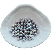 Perles d'eau de mer naturelles Akoya, perles lâches, pièce unique, véritable plume de Mado, or royal, pour boucles d'oreilles, pendentifs, bagues, ornements d'oreille DIY