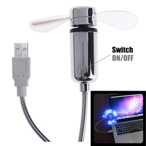 DIY USB LED Light Flash Self Program Promotional Products Fan with Led Message Valentines Day Gift Ideas 2023