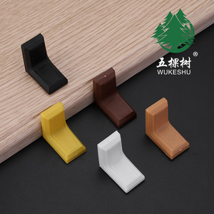 Soportes de esquina de plástico Wukeshu para gabinetes, armarios, montaje en pared, desmontables, soporte de ángulo recto - Product Image 3
