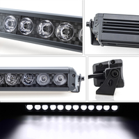 Barres lumineuses LED de 11 pouces, nouveau design, barres lumineuses LED de 8/20/32/41/50 pouces, barre lumineuse LED à une rangée, barre lumineuse LED tout-terrain pour 4x4, VTT, camion