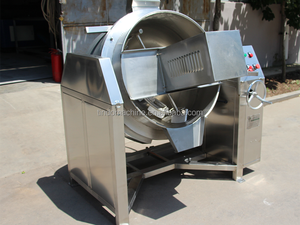 Grandes volúmenes de Gas fuego Stir Fry máquina eléctrica de cocinar máquina de arroz frito cocina automática Wok para restaurante - Product Image 6