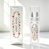 Tube de brillant à lèvres HEXUE personnalisé 10 ml 6,5 ml, conteneur transparent vide pour cosmétiques, tube à rouge à lèvres, blush, brillant à lèvres avec grande brosse