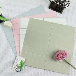 Il Design del mosaico autoadesivo SPC un colore tre stili è adatto per pareti interne, pareti di sfondo e scrivanie anteriori - Product Image 4