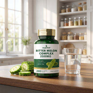 Aeglewell Factory Wholesale Bitter Melon Complex Capsules Complément Alimentaire Personnalisation de l'Étiquette Non-OGM Capsules d'Extrait de Melon Amer - Product Image 5