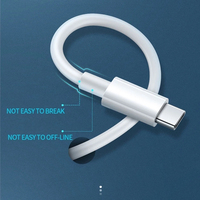 Câble de charge rapide pour mobile, type C, certifié Fast Charge, bloc de charge et câble USB-C vers USB-C 2 m