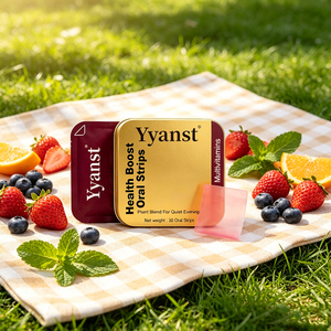 Yyanst Multivitamines en Bandes Orales à Dissolution Rapide, Film Oral Portable à Base de Plantes, Complément Quotidien pour Adultes, 30 Bandes - Product Image 6