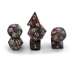 DND-Juego de dados de madera, 7 unidades - Product Image 4