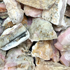 Opale rose naturelle en gros, pierre brute, cristal d'opale rose, spécimen minéral de guérison, pour la fabrication de bijoux DIY et la décoration intérieure - Product Image 6