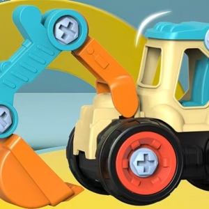 Camion de construction miniatures mignonnes à démonter, modèle 4, assortiment - Product Image 2