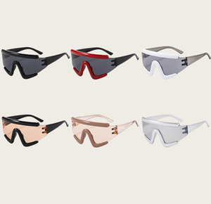 Viviblook Z417AS01 Women Sunglasses New Street Vacation <b>Large</b> <b>Frame</b> Windproof Riding Glasses Outdoor Skiing Sunglasses - Product Image 1