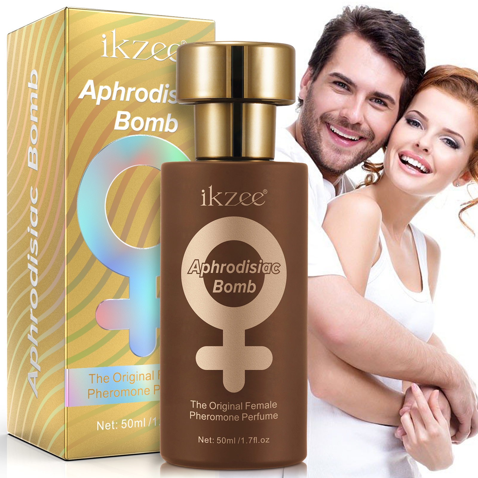 Ikzee Female Pheromone Perfume - Long Lasting Floral Spray for