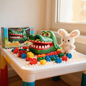 Enfants Puzzle Drôle Jouer Jeu De Bureau Jouets Main Et Dents Madness Crocodile Jouet Pour Enfants - Product Image 4
