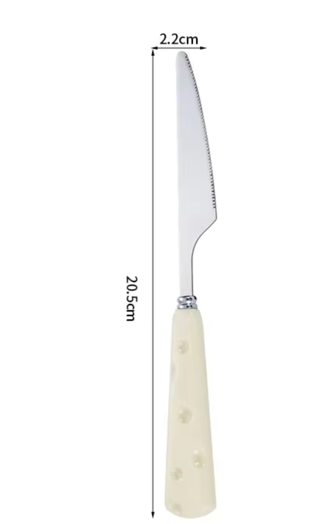Couteau à fromage [manche plastique + acier 410]