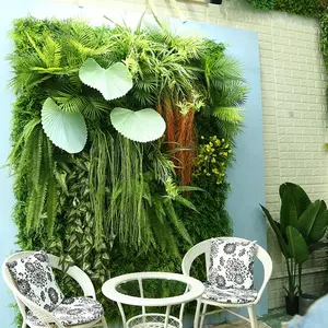Nieuwe Ontworpen Kunstgras Muur Synthetische Verticale Groene Muur Voor Indoor & Outdoor Exclusieve Muur Decor