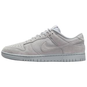 Zapatillas de Skateboard Dunk de Gamuza con Cordones, Unisex, Color Gris, Cuero Transpirable, Suela de Goma, Primavera - Product Image 1