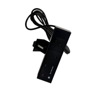Prise de courant à fixation sur bureau personnalisable en alliage d'aluminium, design réglable en hauteur, charge rapide USB-A et USB-C 65W, pour bureau industriel