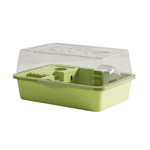 Cage pour <span class=keywords><strong>hamster</strong></span> de luxe, plateau en plastique extra large, cadre en acrylique, installation facile, matériau sûr, fournitures pour animaux de compagnie, livraison directe - Product Image 1