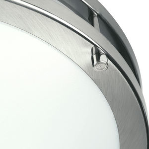 <span class=keywords><strong>Plafonnier</strong></span> LED rond moderne de <span class=keywords><strong>10</strong></span>, 12, 14, 16, 18, 24 pouces, finition nickel brossé, montage encastré pour la maison et le bureau - Product Image 5