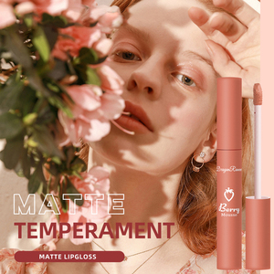 High Quality 12-Color <b>Nude</b> Lip Gloss Set 24-Hour Natural Velvet Crayon Waterproof MSDS Certified 24-Hour Lipstick Popular Liquid - Product Image 6
