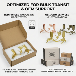 Support de bougie en métal doré en gros avec motif papillon, support décoratif en fer personnalisé OEM pour centre de table de mariage - Product Image 4