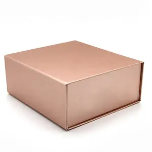 磁性盒定制礼品包装印花空白鞋盒带手柄服装黑书纸板服装盒帽子