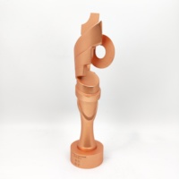 Trophée en or en gros d'usine, trophée personnalisé, trophée Grammy, trophée de récompense TikTok pour cadeau souvenir