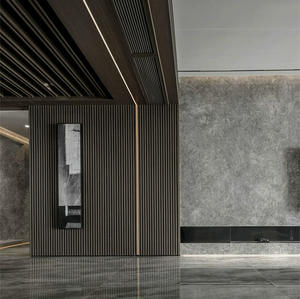 Panel de pared decorativo WPC de diseño moderno Venta caliente de fábrica con precio <span class=keywords><strong>barato</strong></span> para decoración de pared y decoración del hogar Paneles de pared WPC - Product Image 5