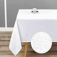 WML102 Nappe Rectangulaire en Coton et Lin de Luxe, Design Personnalisé, Simple et de Haute Qualité, pour Hôtels et Restaurants