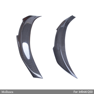 สปอยเลอร์หลังคาร์บอนไฟเบอร์ทรงรังผึ้งแบบ PSM2 สำหรับ Q50 Q50S Q50L ปี 2013-2023 - Product Image 3