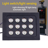 Accessoires CCTV Epistar Chip, 12 LED IR à haute puissance pour extérieur, projecteur infrarouge 850 nm, température de couleur, réflecteur certifié ETL