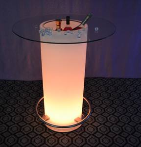 IP68 المياه برهان البلاستيك أدى الإضاءة طاولة بار/السوبر مشرق ضوء متوهجة إضاءة مقاومة للماء الجدول - Product Image 3