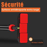 Wellshow Sport Barre de traction pour porte Barre de traction pour porte sans vis Barre de traction pour cadre de porte