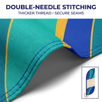 Drapeau publicitaire personnalisé en forme de plume, écologique, portable, en polyester, imprimé numériquement, résistant au vent jusqu'à 35 mph, avec mât en fibre de carbone