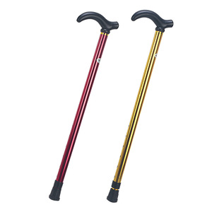 Bâton de marche télescopique en alliage d'aluminium à deux sections pour personnes âgées, utilisation en extérieur - Product Image 4