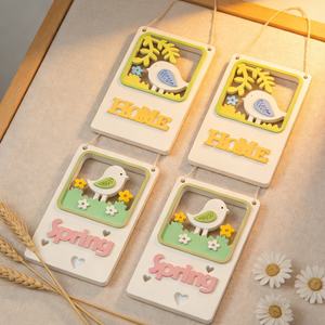 Nouveau Pendentif en époxy à suspendre, motif Lettre <span class=keywords><strong>de</strong></span> Pâques, pour bricolage, avec motifs d'oiseaux et <span class=keywords><strong>de</strong></span> fleurs, pour maison d'oiseaux, aromathérapie et plâtre, pour le marché transfrontalier - Product Image 3