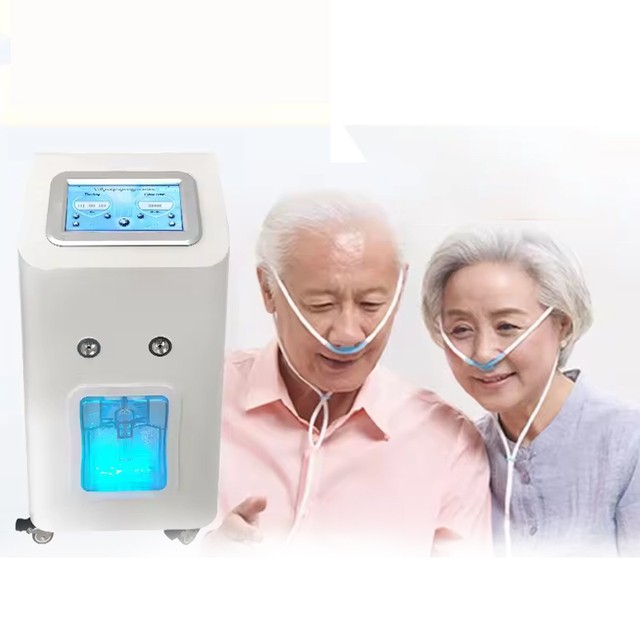 New 3000ml High-Flow Hydrogen Inhalation Therapy Machine Smart HHO Generator 99.99% Purity H2O Inhaler for Household Clinic Use