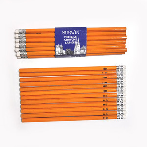 Chất Lượng Cao Cấp Cá Nhân Trường Học Hb Lục Giác Bằng Gỗ Màu Vàng Bút Chì Thiết Lập Phác Thảo Bút Chì Tẩy Hàng Đầu Sinh Viên Thợ Mộc Không Độc Hại - Product Image 5