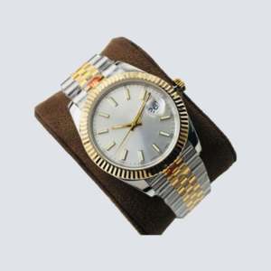 Reloj de Lujo Luminoso Dorado de Alta Calidad, Relojes Mecánicos Automáticos para Hombre, Calendario Empresarial, Reloj de Pulsera de Acero Inoxidable - Product Image 3