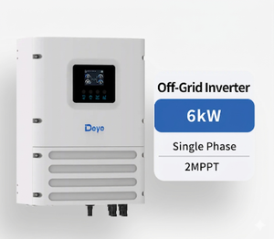 Convertisseur hors réseau Deye SUN-6K-OG01LP1-EU-AM2 6KW monophasé avec batterie basse tension 48V/51.2V - Product Image 1