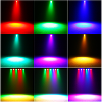 Offre Spéciale 6 Mini étanche par lumière extérieure ip67 télécommande Rgb 3in1 effet lumière kvt Bar fête de mariage Di